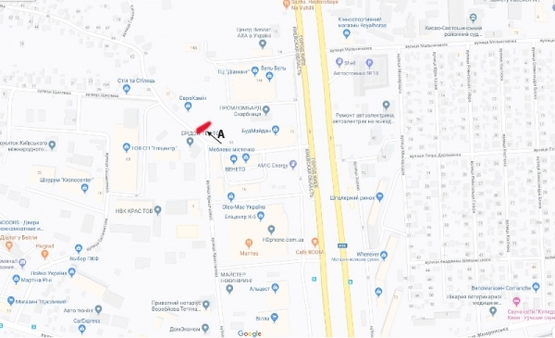 Схема рекламной плоскости по адресу ул. Б. Окружная, поворот на (ул. Кришталева,6) -"Эпицентр"/БудМайдан/Мебельный Городок Схема рекламной плоскости по адресу ул. Б. Окружная, поворот на (ул. Кришталева,6) -"Эпицентр"/БудМайдан/Мебельный Городок