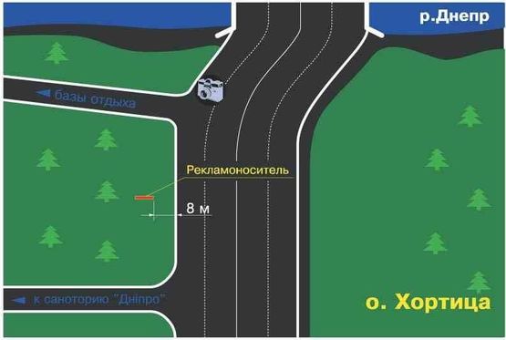 Схема рекламной плоскости по адресу пр.Ленина-ул.Ломаная Схема рекламной плоскости по адресу пр.Ленина-ул.Ломаная