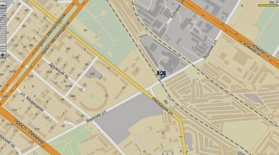 Схема рекламной плоскости по адресу 305_Запорожье_ул Верхняя ул Рекордная Схема рекламной плоскости по адресу 305_Запорожье_ул Верхняя ул Рекордная