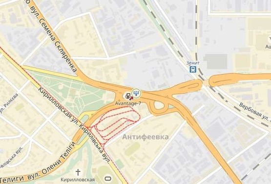 Схема рекламної площини за адресою Московский пр-т, возле ул.Новоконстантиновская, к Петровке, правый Схема рекламної площини за адресою Московский пр-т, возле ул.Новоконстантиновская, к Петровке, правый