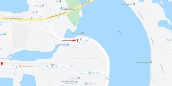 Схема рекламної площини за адресою Набережно-Рыбальская ул. / Электриков ул.7, возле подземного перехода