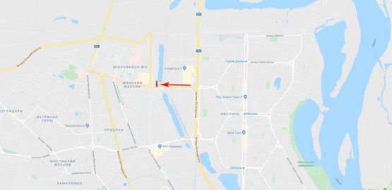 Схема рекламной плоскости по адресу Полярная ул. 19