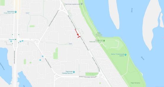 Схема рекламної площини за адресою Героев Сталинграда пр-т. 13-А