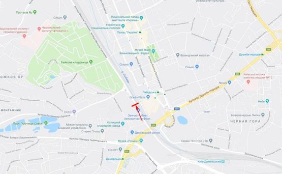 Схема рекламной плоскости по адресу Гринченко Н. ул. 18 Схема рекламной плоскости по адресу Гринченко Н. ул. 18