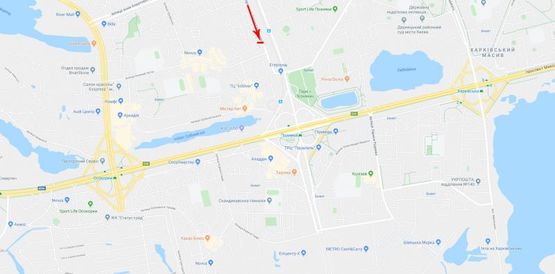 Схема рекламної площини за адресою Григоренко Петра пр-т у д.2 / 30 по ул.Княжий Затон Схема рекламної площини за адресою Григоренко Петра пр-т у д.2 / 30 по ул.Княжий Затон