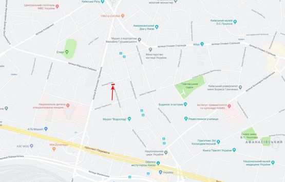 Схема рекламной плоскости по адресу Златоустовская ул. 51