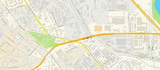 Схема рекламной плоскости по адресу Бандеры Степана пр-т, Вербовая ул., к Тульской пл., к "Петровке"