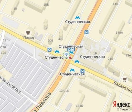 Схема рекламной плоскости по адресу ст.м. "Студенческая" Схема рекламной плоскости по адресу ст.м. "Студенческая"