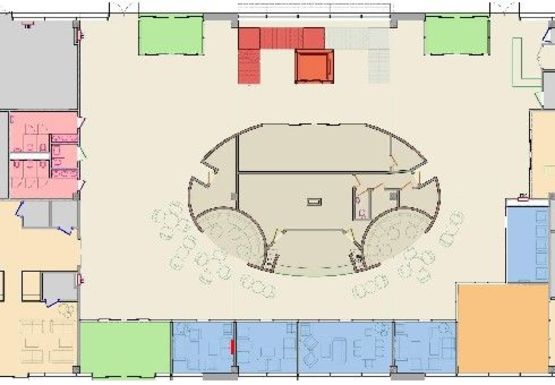Схема рекламної площини за адресою Вылеты (Терминал В)