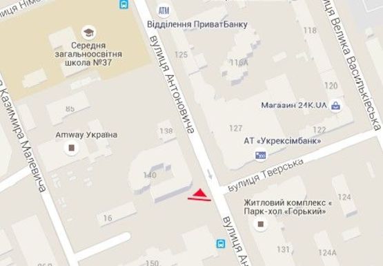 Схема рекламної площини за адресою Антоновича ул. (Горького ул.) - Тверская ул. Схема рекламної площини за адресою Антоновича ул. (Горького ул.) - Тверская ул.