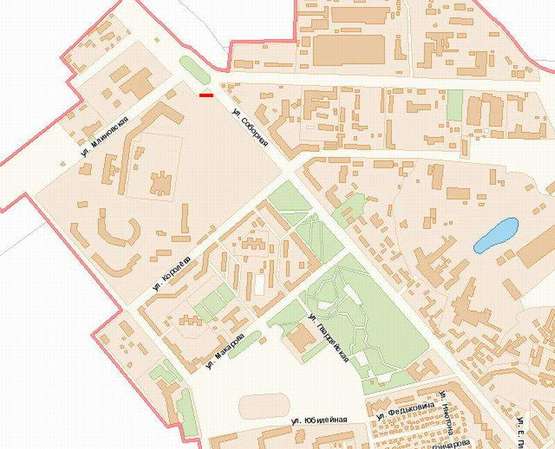 Схема рекламной плоскости по адресу Соборна  -  Млинівська