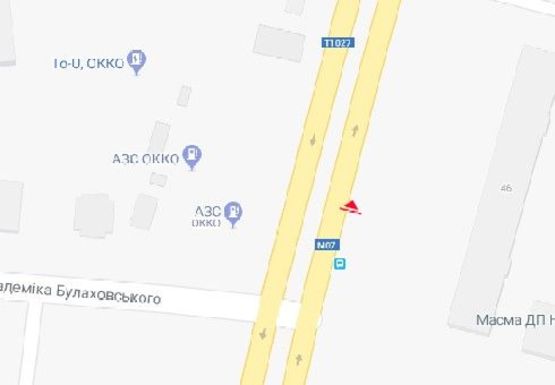 Схема рекламной плоскости по адресу Палладина академика пр., 46