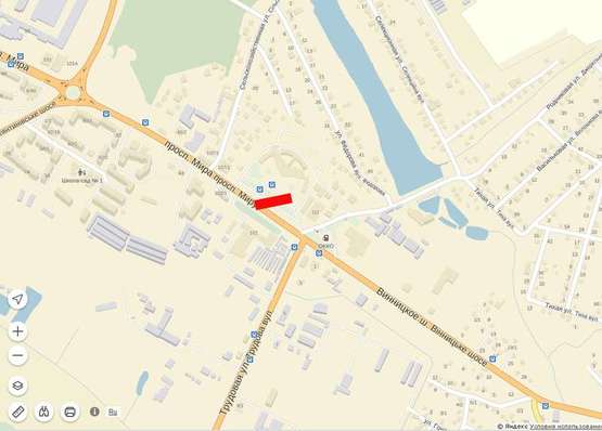 Схема рекламної площини за адресою Миру - Автовокзал Схема рекламної площини за адресою Миру - Автовокзал