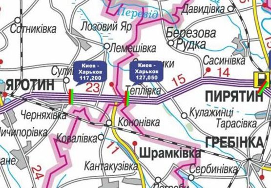 Схема рекламной плоскости по адресу Трасса M-03, Киев - Харьков, 127,050 Схема рекламной плоскости по адресу Трасса M-03, Киев - Харьков, 127,050