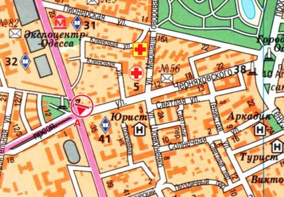 Схема рекламной плоскости по адресу 5-я ст.Б. Фонтана - Черняховского ул.,2 Схема рекламной плоскости по адресу 5-я ст.Б. Фонтана - Черняховского ул.,2