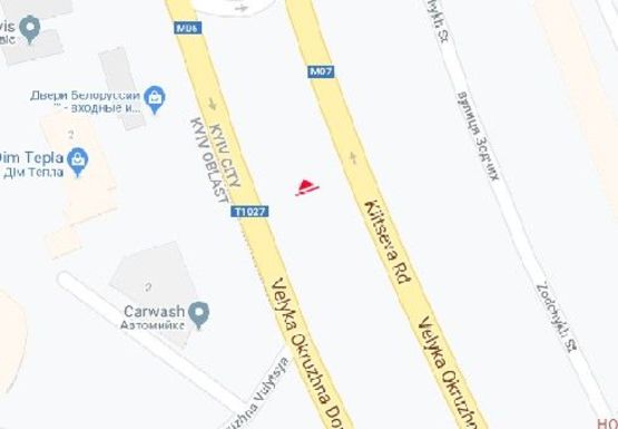 Схема рекламної площини за адресою Кольцевая дорога ул. (на разделителе) Схема рекламної площини за адресою Кольцевая дорога ул. (на разделителе)