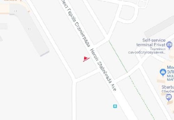 Схема рекламної площини за адресою Героев Сталинграда пр., 11 Схема рекламної площини за адресою Героев Сталинграда пр., 11