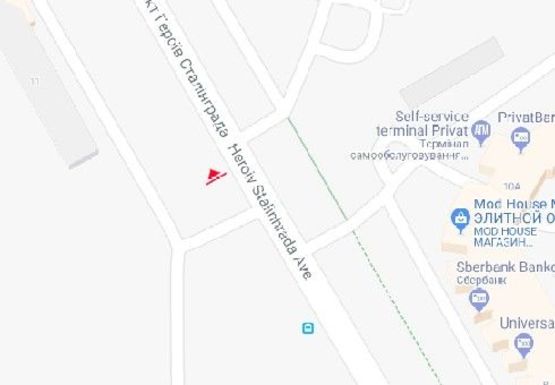 Схема рекламной плоскости по адресу Героев Сталинграда пр., 11