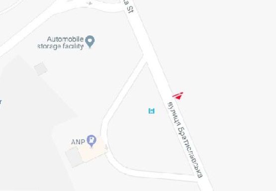 Схема рекламной плоскости по адресу Братиславская ул.