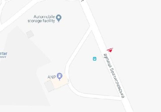 Схема рекламної площини за адресою Братиславская ул. Схема рекламної площини за адресою Братиславская ул.