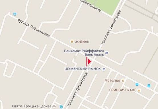 Схема рекламной плоскости по адресу Лавренева ул. - Святых Кирилла и Мефодия пр.