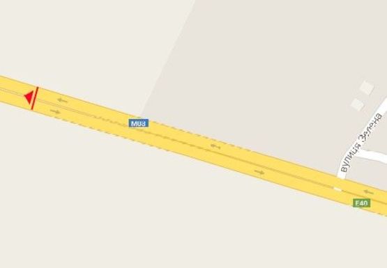 Схема рекламной плоскости по адресу Трасса M-03, Киев - Харьков, 331,500