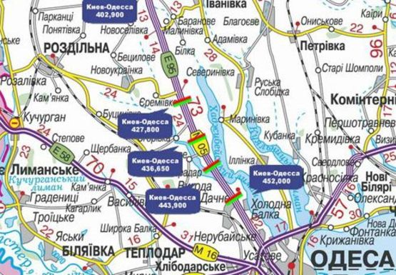 Схема рекламної площини за адресою Трасса M-05, Киев-Одесса, 436,650