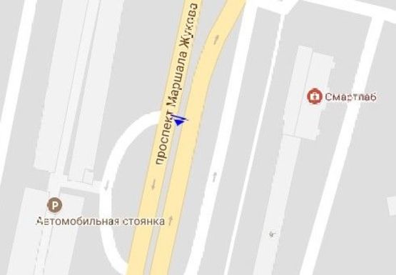 Схема рекламной плоскости по адресу Небесной Сотни пр., 89