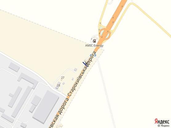 Схема рекламної площини за адресою Одесса - Николаев 21+550 А