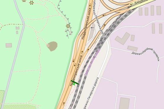 Схема рекламної площини за адресою Наддніпрянське шосе, зупинка  "Видубецьке озеро" (в напрямку мосту Патона) Схема рекламної площини за адресою Наддніпрянське шосе, зупинка  "Видубецьке озеро" (в напрямку мосту Патона)