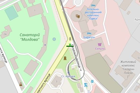 Схема рекламной плоскости по адресу Генуезська вул. - Посмітного вул.