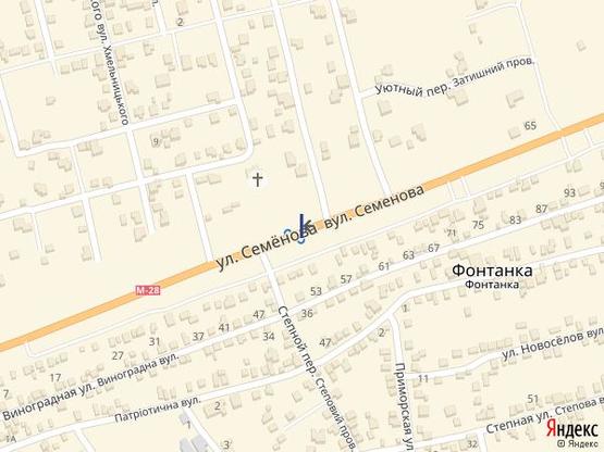 Схема рекламной плоскости по адресу Одесса - Южный 19+250 А