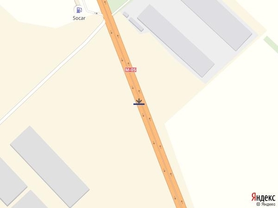 Схема рекламної площини за адресою Одесса - Киев 452+850 А