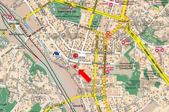 Схема рекламної площини за адресою Короленковская ул. / Владимирская ул., на светофоре, в сторону Жилянская ул.