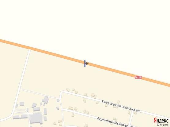 Схема рекламной плоскости по адресу Одесса - Кучурган 12+670 Б поле