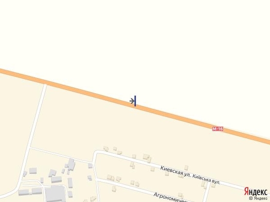 Схема рекламної площини за адресою Одесса - Кучурган 12+670 Б деревья