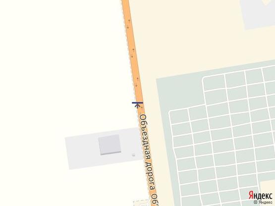 Схема рекламной плоскости по адресу Объезд г.Одесса 21+400 Б