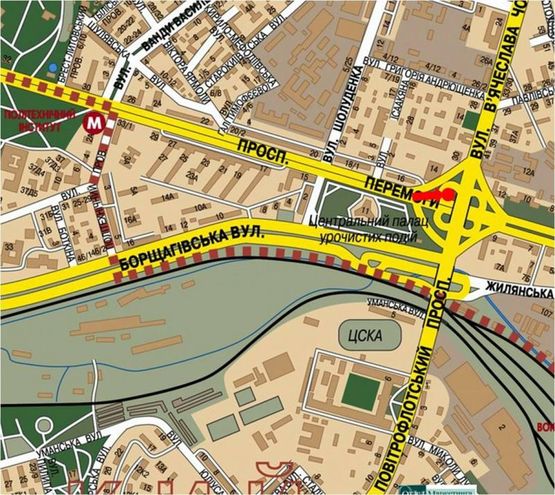 Схема рекламной плоскости по адресу Победы пр., выезд на Воздухофлотский пр., в сторону Соломенская пл. Схема рекламной плоскости по адресу Победы пр., выезд на Воздухофлотский пр., в сторону Соломенская пл.