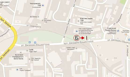 Схема рекламної площини за адресою Вашингтона  за поворотом з Зеленої К 1Б  ниж. ТЦ МЕТРО Схема рекламної площини за адресою Вашингтона  за поворотом з Зеленої К 1Б  ниж. ТЦ МЕТРО