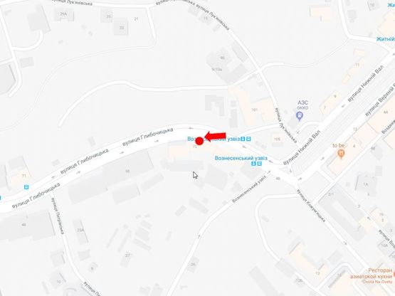 Схема рекламной плоскости по адресу Глубочицкая ул., 72, на светофоре, в сторону Лукьяновки Схема рекламной плоскости по адресу Глубочицкая ул., 72, на светофоре, в сторону Лукьяновки