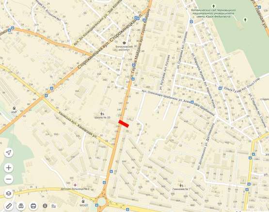 Схема рекламной плоскости по адресу Героїв Майдану,55 Схема рекламной плоскости по адресу Героїв Майдану,55