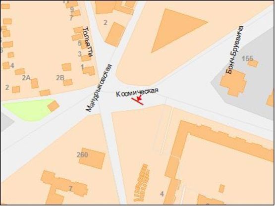 Схема рекламной плоскости по адресу Космическая ул / Мандрыковская ул, ж/м, в центр, левый !!!возможно размещение как 3х12 вместе с Dn130!!! Схема рекламной плоскости по адресу Космическая ул / Мандрыковская ул, ж/м, в центр, левый !!!возможно размещение как 3х12 вместе с Dn130!!!