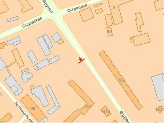 Схема рекламной плоскости по адресу Кириловская ул., 123, к стадиону "Спартак" Схема рекламной плоскости по адресу Кириловская ул., 123, к стадиону "Спартак"