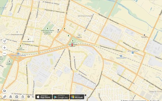 Схема рекламної площини за адресою Толстого (військова частина) Схема рекламної площини за адресою Толстого (військова частина)