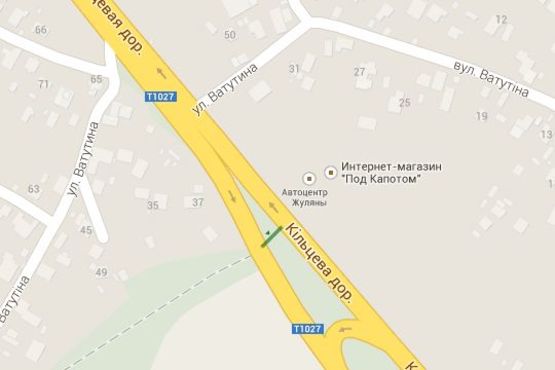 Схема рекламної площини за адресою Кільцева дорога, : шляхопровід на смт Жуляни (в напр. Одеської пл.) Схема рекламної площини за адресою Кільцева дорога, : шляхопровід на смт Жуляни (в напр. Одеської пл.)