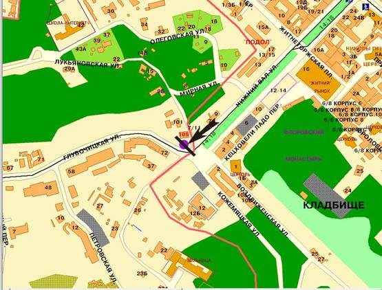 Схема рекламной плоскости по адресу ул.Глыбочицкая/ Н и В.Вал на светофоре Схема рекламной плоскости по адресу ул.Глыбочицкая/ Н и В.Вал на светофоре