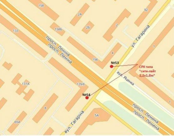 Схема рекламной плоскости по адресу пр. Соборний — вул. Гагаріна, праворуч (Білла) Схема рекламной плоскости по адресу пр. Соборний — вул. Гагаріна, праворуч (Білла)