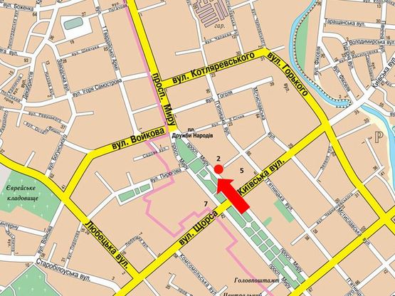 Схема рекламной плоскости по адресу проспект Мира 53 Синком, Гостинный (сторона А)