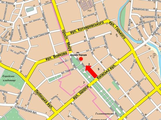 Схема рекламной плоскости по адресу проспект Мира 55 банк ПУМБ (сторона А)