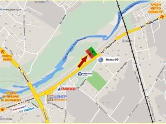 Схема рекламної площини за адресою вул.Надрічна (АЗС) Схема рекламної площини за адресою вул.Надрічна (АЗС)